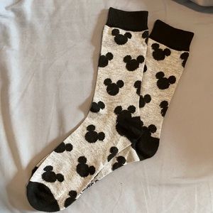 Mickey head print socks